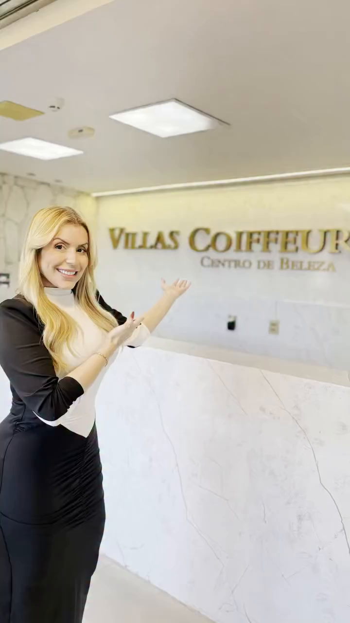 Interior do Villas Coiffeur - ambiente elegante e sofisticado